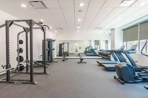 Modern fitness studio at District Flats Columbia